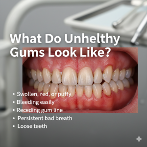 What Do Unhealthy Gums Look Like?