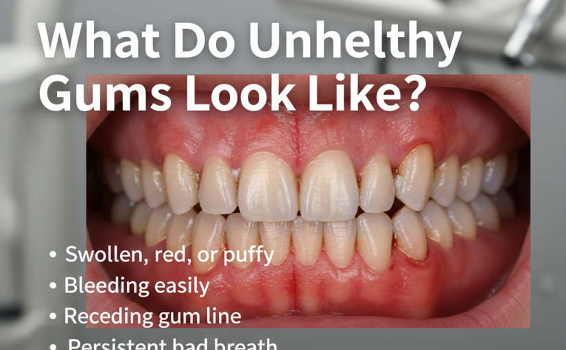 What Do Unhealthy Gums Look Like?